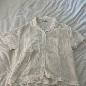 Madewell Lightspun Beachside Shirt S- like new